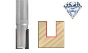 Amana Tool - PCD Diamond 1/4" D 1/4 Shank 2Fl (DRB-420), Industrial Grade