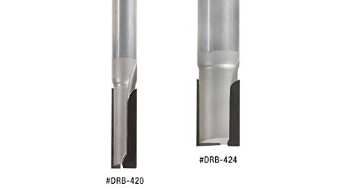 Amana Tool - PCD Diamond 1/4" D 1/4 Shank 2Fl (DRB-420), Industrial Grade