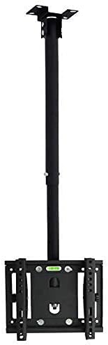 TV Mount,Sturdy TV Ceiling Mount Bracket, Tilts, Swivels and Height Adjustable, Fits Most 24'' -40'' LCD LED Plasma Monitor Screen Display up to 250x250