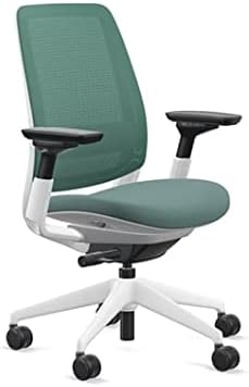 Steelcase Series 2 Office Chair - Ergonomic Work Chair with Wheels for Carpet - with Back Support, Weight-Activated Adjustment & Arm Support - Adjustable Rolling Chairs for Desk - Graphite