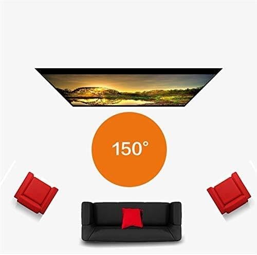 60-84 Inch HD 16:9 Manual Pull Down Projector Screen, Self-Locking Matte White Fiber Glass Screen for Home Theater, Office, and Classroom (72 inch)(60 inch)