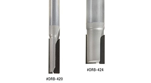 Amana Tool - PCD Diamond 1/4" D 1/4 Shank 2Fl (DRB-420), Industrial Grade