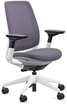 Steelcase Series 2 Office Chair - Ergonomic Work Chair with Wheels for Carpet - with Back Support, Weight-Activated Adjustment & Arm Support - Adjustable Rolling Chairs for Desk - Graphite