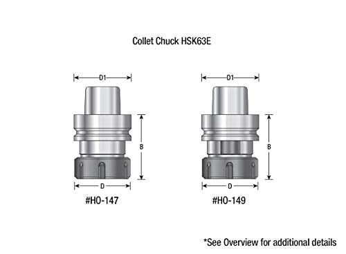 Amana Tool - 63mm Hsk Tool Holder (HO-136), Industrial Grade