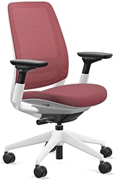 Steelcase Series 2 Office Chair - Ergonomic Work Chair with Wheels for Carpet - with Back Support, Weight-Activated Adjustment & Arm Support - Adjustable Rolling Chairs for Desk - Graphite