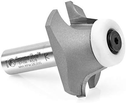 Amana Tool - 57156 Carbide Tipped Undermount Bowl Solid Surface 1-25/32 Dia x 11/16 x 17 D