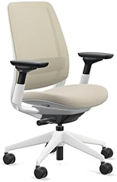Steelcase Series 2 Office Chair - Ergonomic Work Chair with Wheels for Carpet - with Back Support, Weight-Activated Adjustment & Arm Support - Adjustable Rolling Chairs for Desk - Graphite