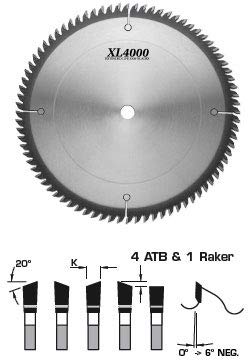 SM6300 MITER JOINT SAW BLADE 12 Inch X 100T, 1″ Bore