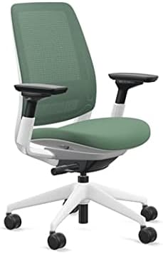 Steelcase Series 2 Office Chair - Ergonomic Work Chair with Wheels for Carpet - with Back Support, Weight-Activated Adjustment & Arm Support - Adjustable Rolling Chairs for Desk - Graphite
