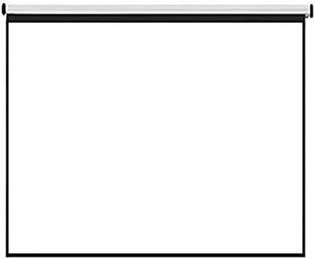 120inch 4:3 Wall Mounted Matte White Projection Pull Down HD Screen Canvas LED Projector Screen for Home Theater Office