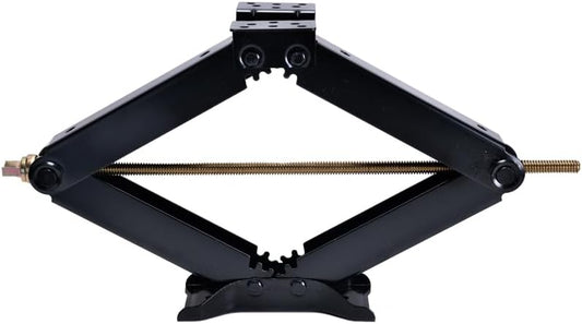 Bastion Distribution 24" Titan Lift Scissor Jack with Crank Handle | 7500lbs Capacity | Adjustable Height 4"-24" | Heavy-Duty Stabilizer for RVs, Trailers, and Campers | BD-7500MSJ24
