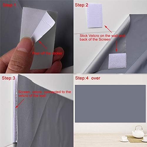 100 Inch 60/84 /120/130 Inch 16:9 Projector Screen High Brightness Reflective Fabric Cloth Screen(120 inch)
