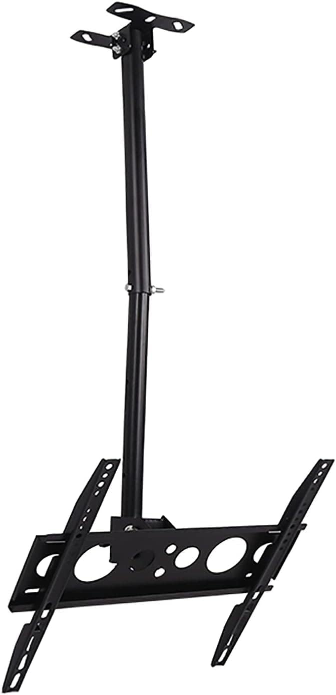 TV Stand TV, TV Wall Mount Ceiling TV Mount, Telescopic Height Adjustment, 360° Swivel and Tilt Ceiling TV Bracket, Fits 32-55 Inch TVs TV