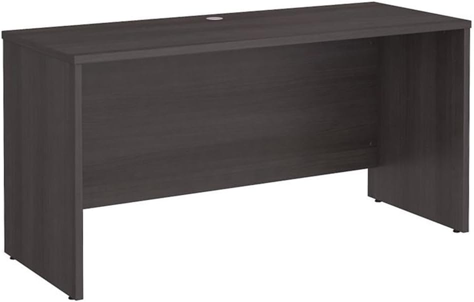 Bush Business Furniture Studio C 60W x 24D Credenza Desk in White, Computer Table for Home or Professional Office