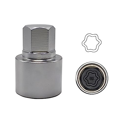 22PCS Wheel Locking Nut Key Kit Compatible with BMW Series, Wheel Lock Nut Socket Adapter Set, Anti-Theft Lug Removal Tool, Anti-Theft Screw Remover Hand Repair Tool