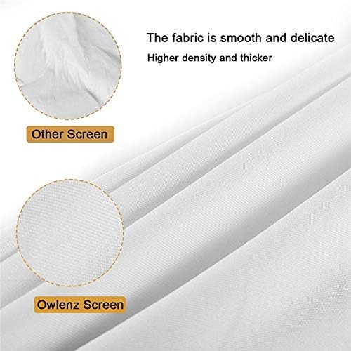 6 Size Project Screen Portable 120in HD Projector Screen 16:9 Projection Screen Foldable Thick Durable for Outdoor Home Theater (Size : 72 inch)