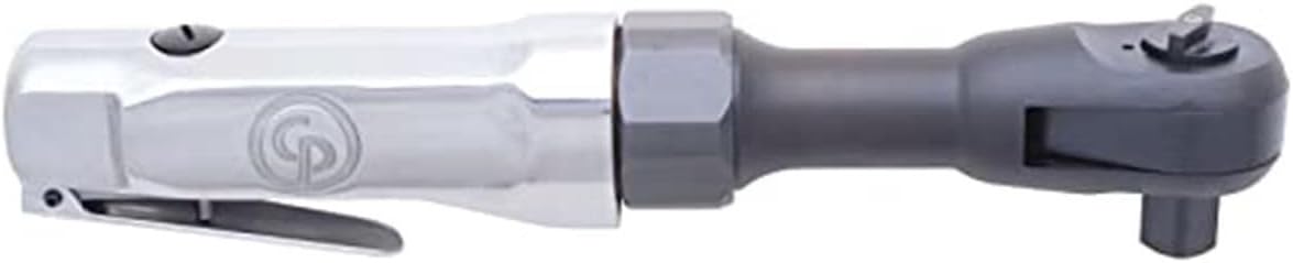 Chicago Pneumatic CP828 - Air Ratchet Wrench, 3/8 Inch, Aluminum Housing, Torque (Min/Max) 9.6-51.6 ft. lbf / 13-70 Nm, 150 RPM, Automotive Tools, Repair Shop, Mechanic Set