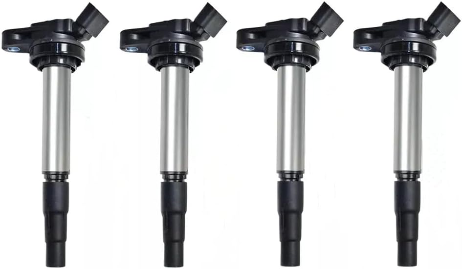 Set of 4 Ignition Coil Pack UF549 & 9029 Spark Plugs Compatible with Nissan Altima Cube Frontier NV200 Rogue Select Sentra Versa Note Suzuki Equator L4 1.6L 1.8L 2.0L 2.5L