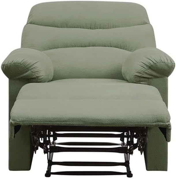 Acme Carell Furniture Recliner in Sage Microfiber