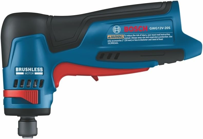 Bosch GWG12V-20SN 12V Max Brushless 1/4 In. Right Angle Die Grinder