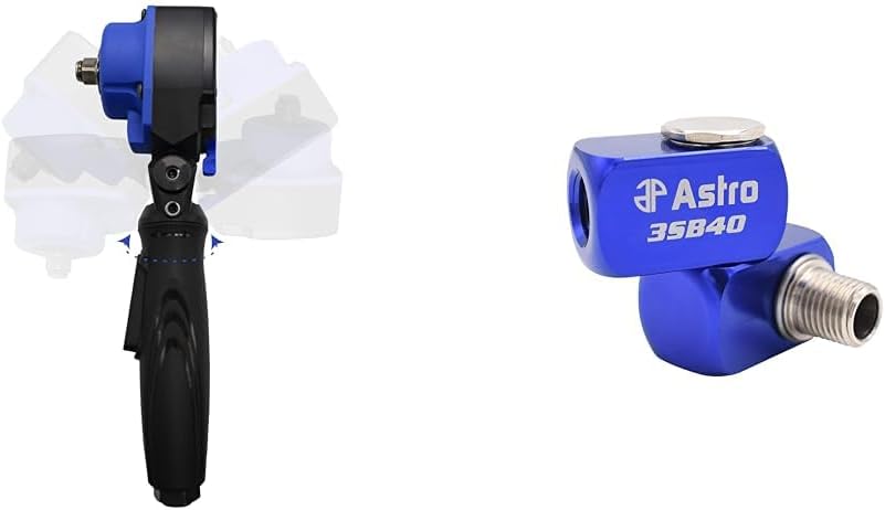 Astro Tool 1833 3/8" Nano Flex-Head Angle Impact Wrench - 400ft/lb