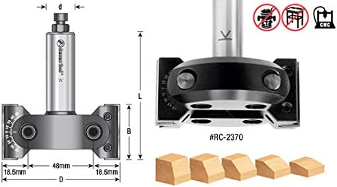 Amana Tool - Index able Chamfer 3/4" Shank (RC-2370), Industrial Grade