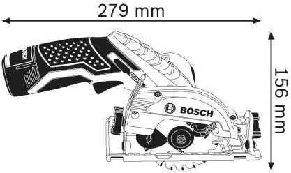 Bosch GKS 10.8 V-LI Professional Cordless Circular Saw The smallest professional universal saw (Bare Tool)