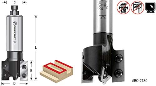 Amana Tool - 40mm Dia Plunge Bit 3/4 Shank (RC-2180), Industrial Grade