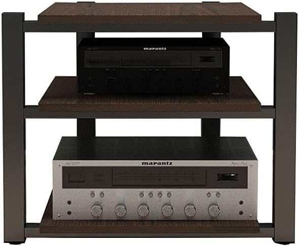 Audio Stand Audio Bracket Floor-Standing Audio Bracket Modern Living Room Cabinet Rack Video Media Bracket Three-Layer Audio Bracket 25.59 inches High Speaker Wall mounts(D)