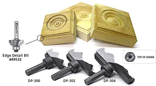 Amana Tool - DP-302 Carbide Tipped Rosette 2-1/2 Dia x 25/64 x 3/8 Shank
