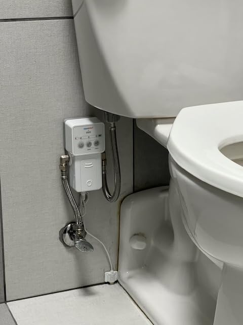 Smart Home Water Toilet Leak Detector Alarm and Automatic Shut Off Valve - Water Sensor Alarm Shut Off Tool - Easy Installation - Battery Operated - Protect Your Home from Water Damage