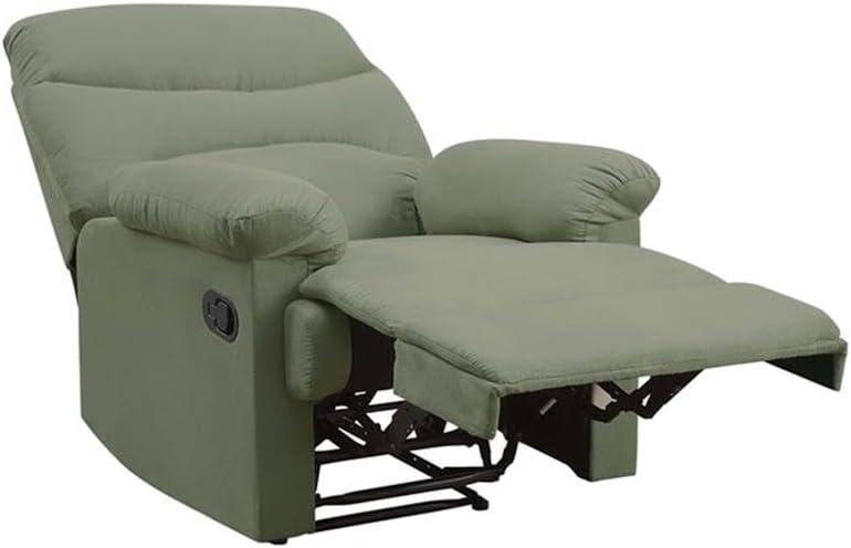 Acme Carell Furniture Recliner in Sage Microfiber