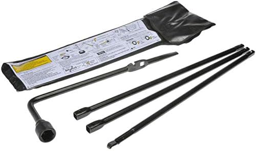 Spare Tire Jack Handle/Wheel Lug Wrench - Compatible with 1999-2019 Chevy Silverado 1500