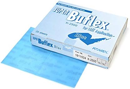 Super Buflex Flexible Polishing Sheets Starter Kit, SP19160, K2000 - K3000, 15 Sheets + 1 Interface Pad + 1 Hand Block