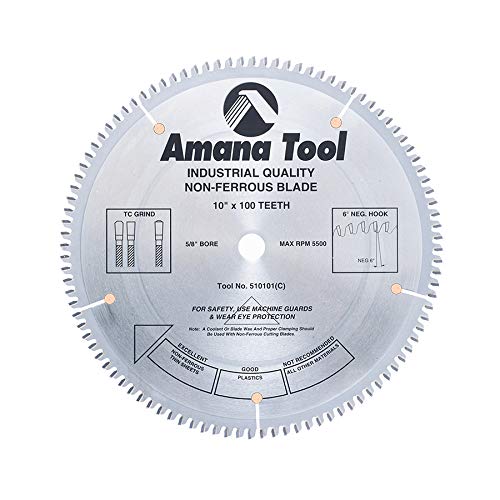 Amana Tool - 514108 Carbide Tipped Aluminum & Non-Ferrous Metals 14" Dia x 108T Tcg