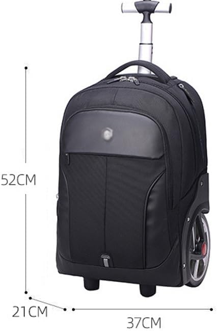 Travel Backpack with Wheels Backpack Wheeled Laptop Backpack Business Backpack Carry on Backpack(D), 37cm
