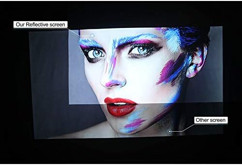 100inch 60 84 120 130 inch 16:9 Projector Screen High Brightness Reflective Fabric Cloth Screen for(130 inch)