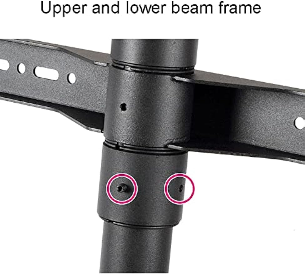 Adjustable TV Stand with Swivel Wall Mount 360° Rotating Floor Bracket for 32 75 Inch TVs Max VESA 600x400 mm Height Adjustable 110 135 cm Perfect for Home Theater.