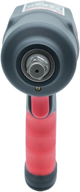 Beswell® 1/2-Inch Air Impact Wrench-1180 Foot-Pounds Max Loosen Torque Output-Well Balanced Lightweight 4.6Lbs-Includes 5-Pieces CR-V Steel SAE Impact Sockets Set & Carrying Case