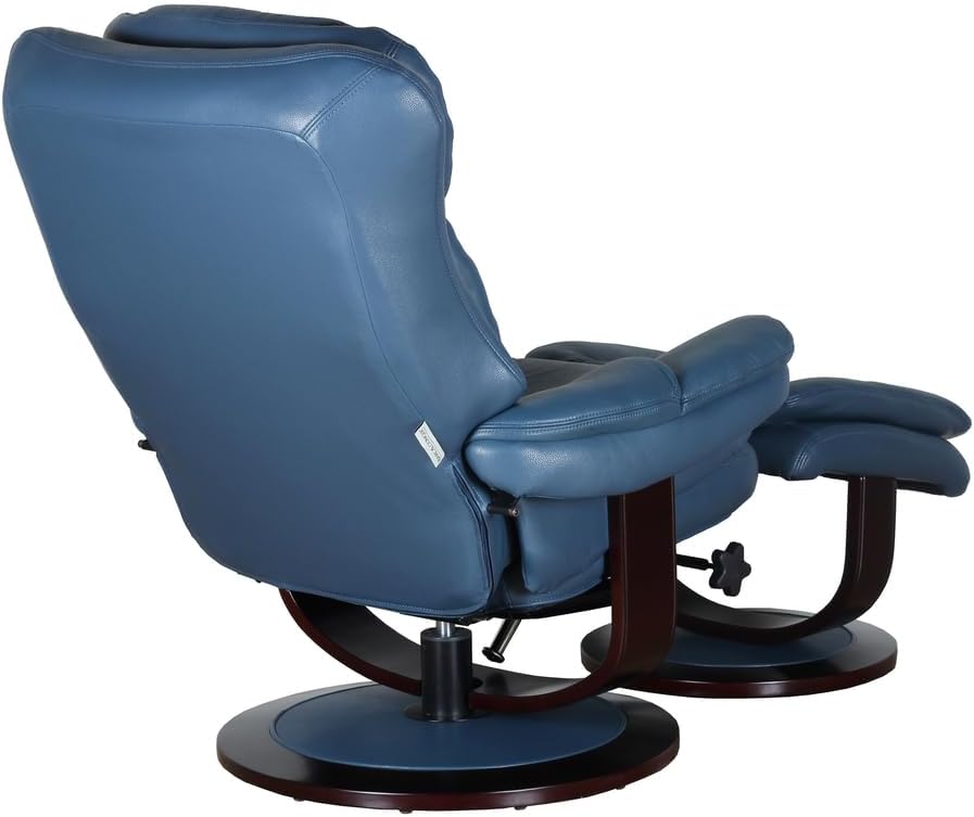 BarcaLounger Rosco Reclining Pedestal Chair – Roman Blue