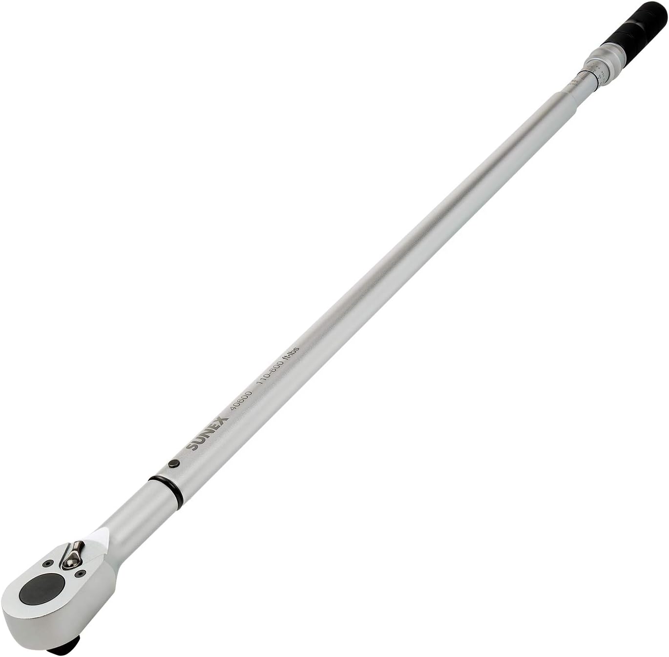 SUNEX TOOLS 20250, 1/2" Drive, 48T Torque Wrench, 30 To 250'-Lb, 48 Tooth Ratcheting Mechanism, Accurate To 3% Clockwise & 6% Counterclockwise, Audible Click, Heat Treated Tube, Aluminum Handle