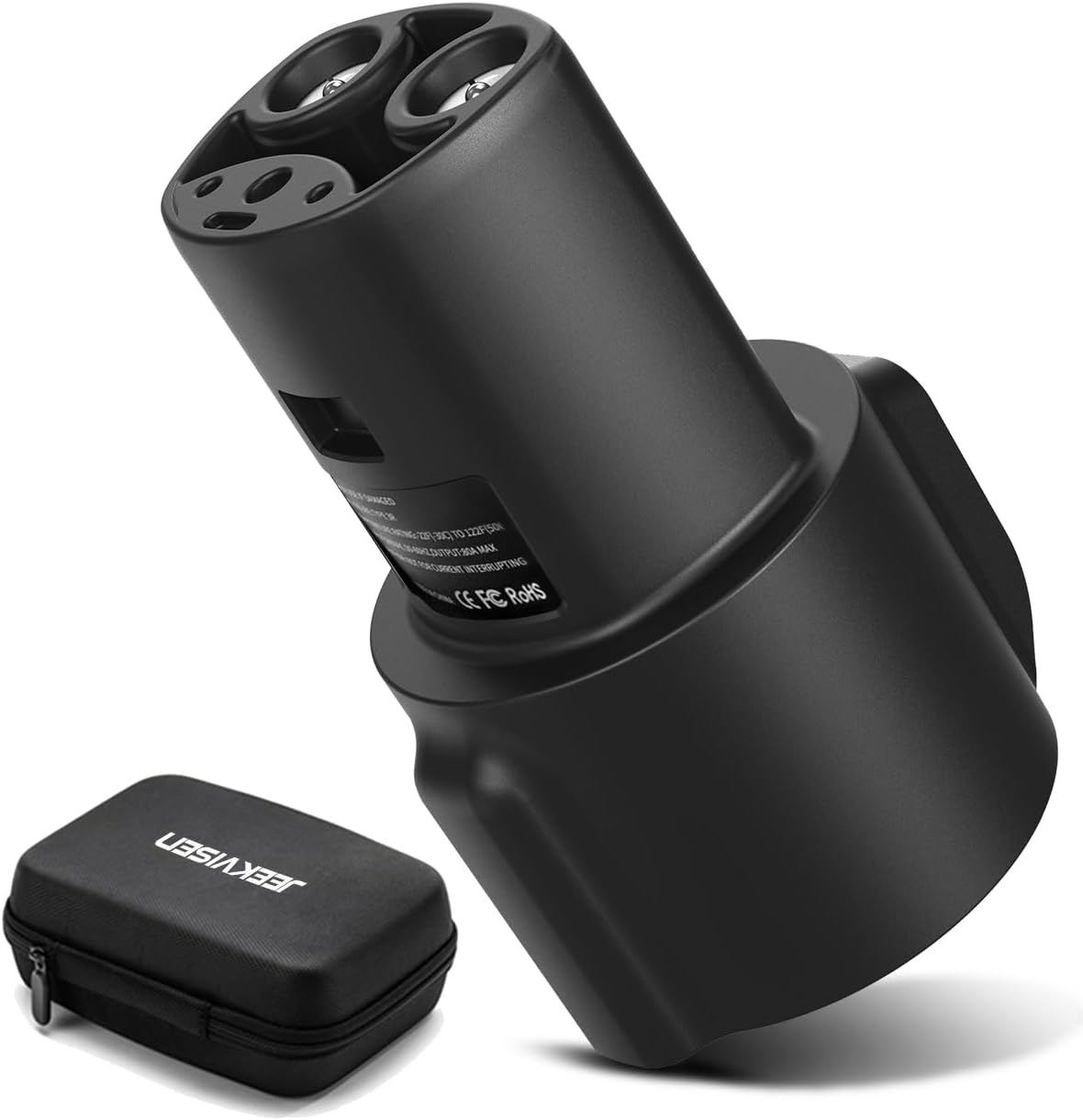 4-in-1 CCS & J1772 to Tesla Adapter, for Tesla Model 3/Y/S/X/Cybertruck at CCS1 DC Fast Chargers & J1772 Level 1/2 Stations, Compatible with All Tesla Models