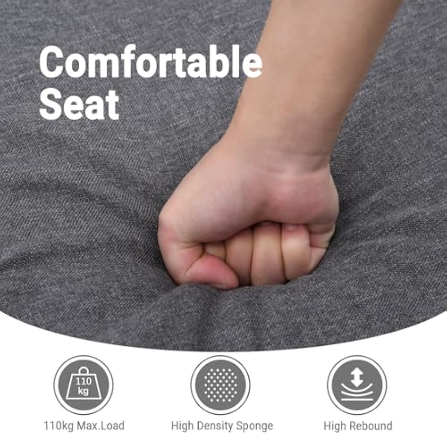vidaXL Massage Recliner Chair, Adjustable Reclining Armchair for Elderly, Wingback Recliner for Home Theater Cinema, Modern Style, Dark Gray Fabric