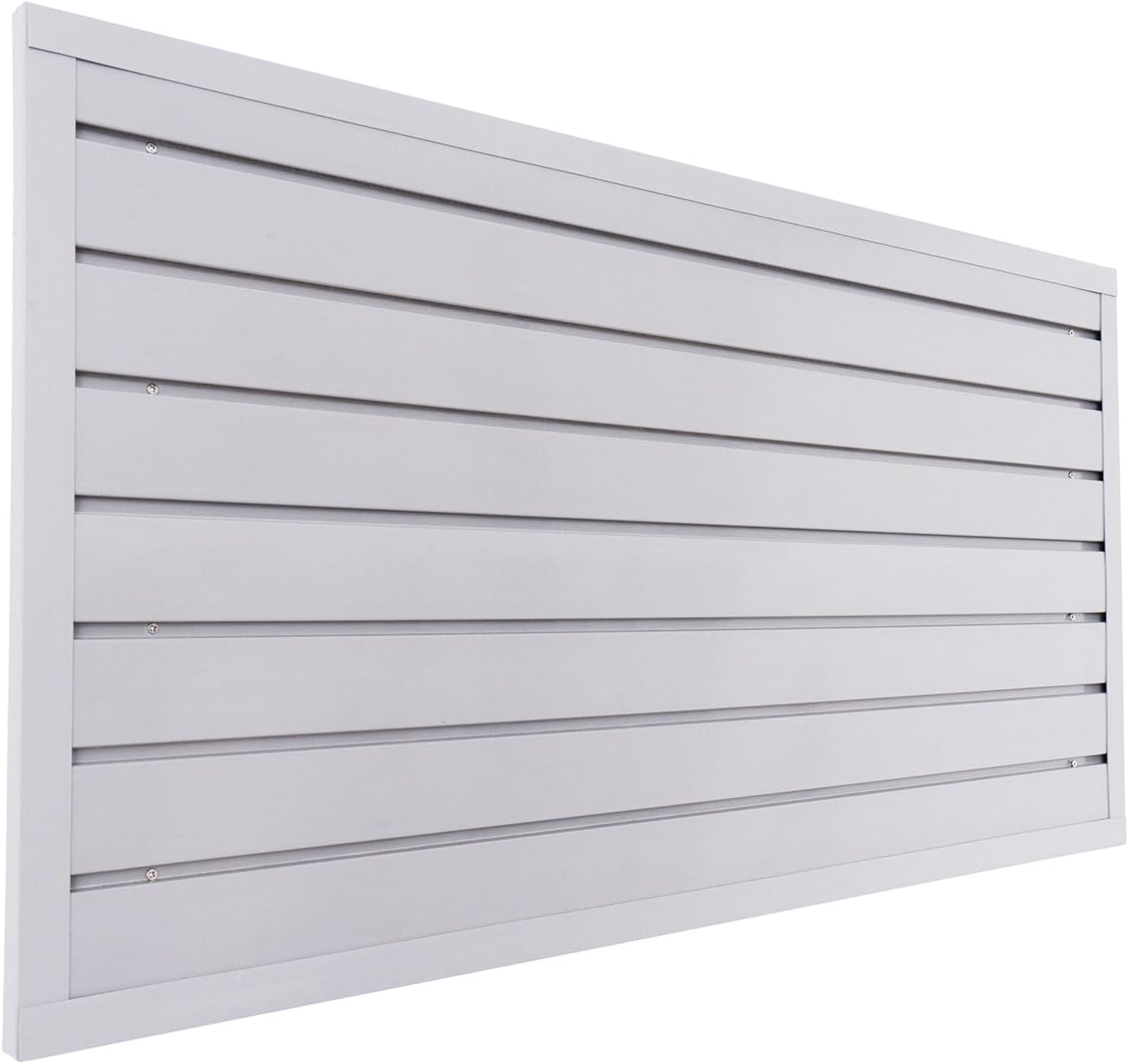 Slat Wall Paneling Garage Wall Organizer, Black Slatwall Panels 4'x8' Garage Tool Organizer Wall Mount Garage Slat Wall Storage Systems, Slat Board PVC Wall Panels Garage Storage Organization Product