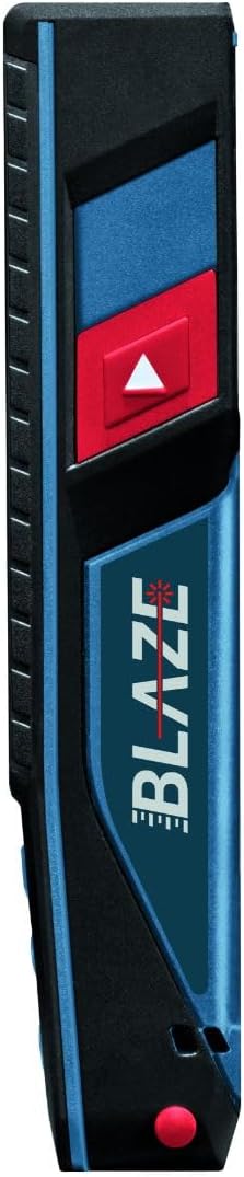 BOSCH GLM400C 400 Ft Blaze Outdoor Connected Laser Measure with Viewfinder, Includes 3 AA Batteries, Hand Strap, & Pouch