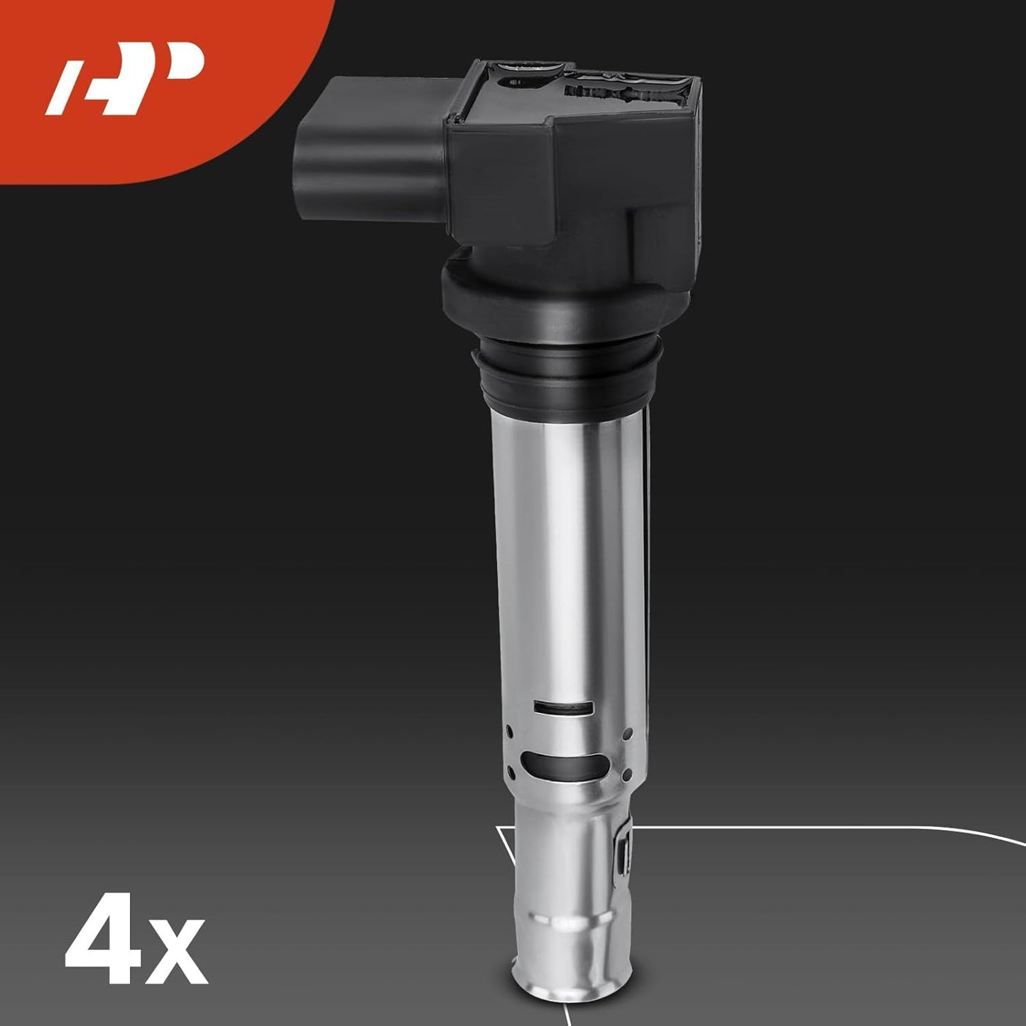A-Premium Set of 8 Ignition Coil Pack and Iridium Spark Plugs Compatible with Audi A3 2009-2010/2012-2012 1.4L