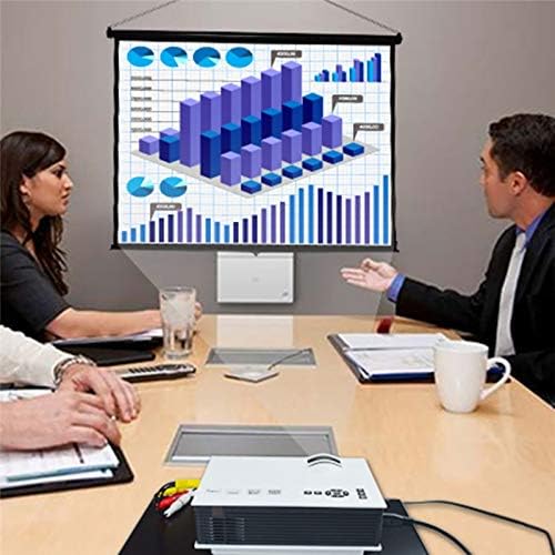 40-inch 4:3 Projection Screen Portable Folded Front Projection Screen for DLP Projector Handheld Projector