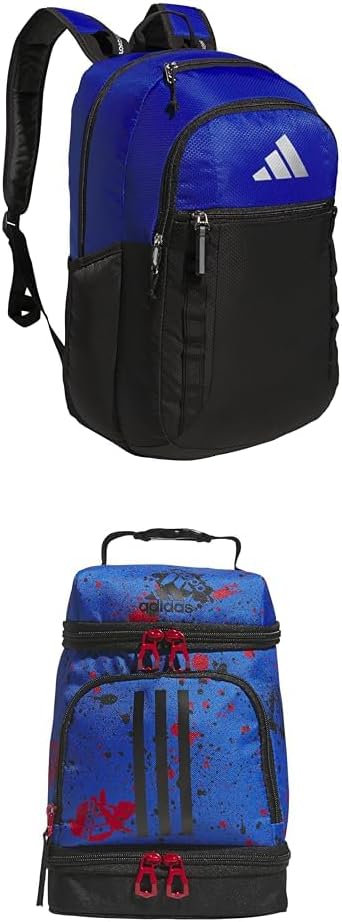 adidas Excel Backpack for Men & Women – Durable Large Athletic Laptop Bag, 7.0/Twill Grey/Grey/Rose Gold, OSFA