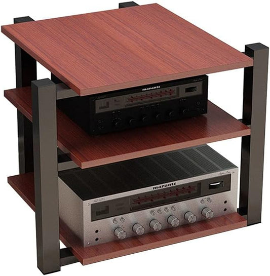 Speaker Mount Bracket Audio Bracket Floor-Standing Audio Bracket Modern Living Room Cabinet Rack Video Media Bracket Three-Layer Audio Bracket 25.59 inches High Heavy Duty Speaker Stand (Color : E)