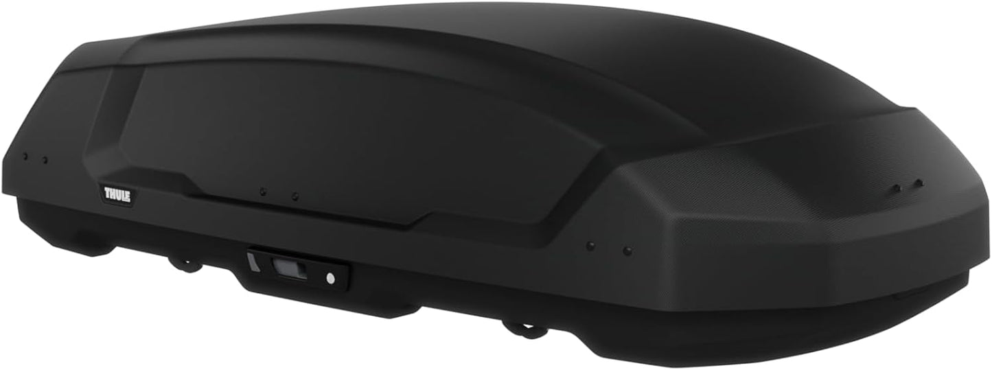 Thule Force 3 - Size XL - 18 cu ft - Aerodynamic roof Mounted Box - Dual-Sided Opening with Locks - Tool-Free Install - Weatherproof Design - for SUVs, Trucks, Cars, EVs and More